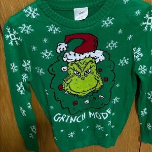 The Grinch Kids Green Sweater